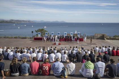 06 10 2017, Saint-Tropez (FRA,83), Les Voiles de Saint-Tropez 2017, jour , Remise des prix