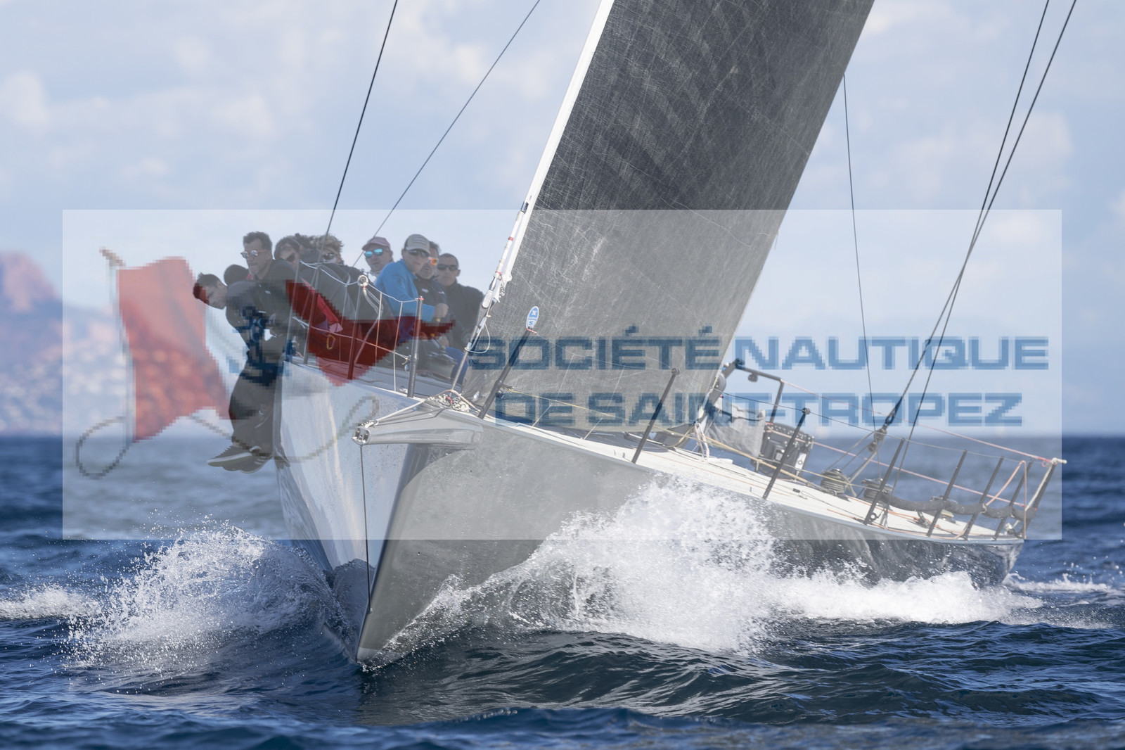 26 09 2020, Saint-Tropez (FRA,83), Les Voiles de Saint-Tropez 2020, Day 1, Training, Finish Yacht Club de France Cup Cannes - Saint-Tropez