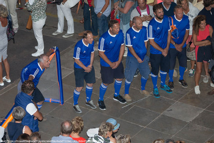 29 09 2016, Saint-Tropez (FRA,83), Voiles de Saint-Tropez 2016, Challenge Day, Crew parade