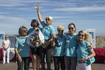 06 10 2017, Saint-Tropez (FRA,83), Les Voiles de Saint-Tropez 2017, jour , Remise des prix