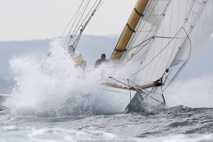 01 10 2017, Saint-Tropez (FRA,83), Les Voiles de Saint-Tropez 2017, Entrainements libres et arrivée de la Coupe du Yacht Club de France