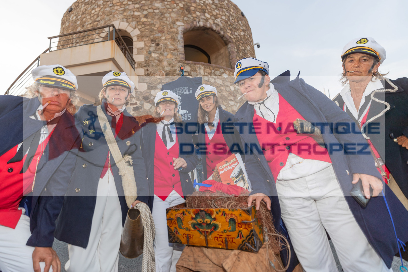 05 10 2023, Saint-Tropez (FRA,83), Les Voiles de Saint-Tropez 2023, RAce Day 5, Défilé des équipages 05 10 2023, Saint-Tropez (FRA,83), Les Voiles de Saint-Tropez 2023, RAce Day 5, Défilé des équipages