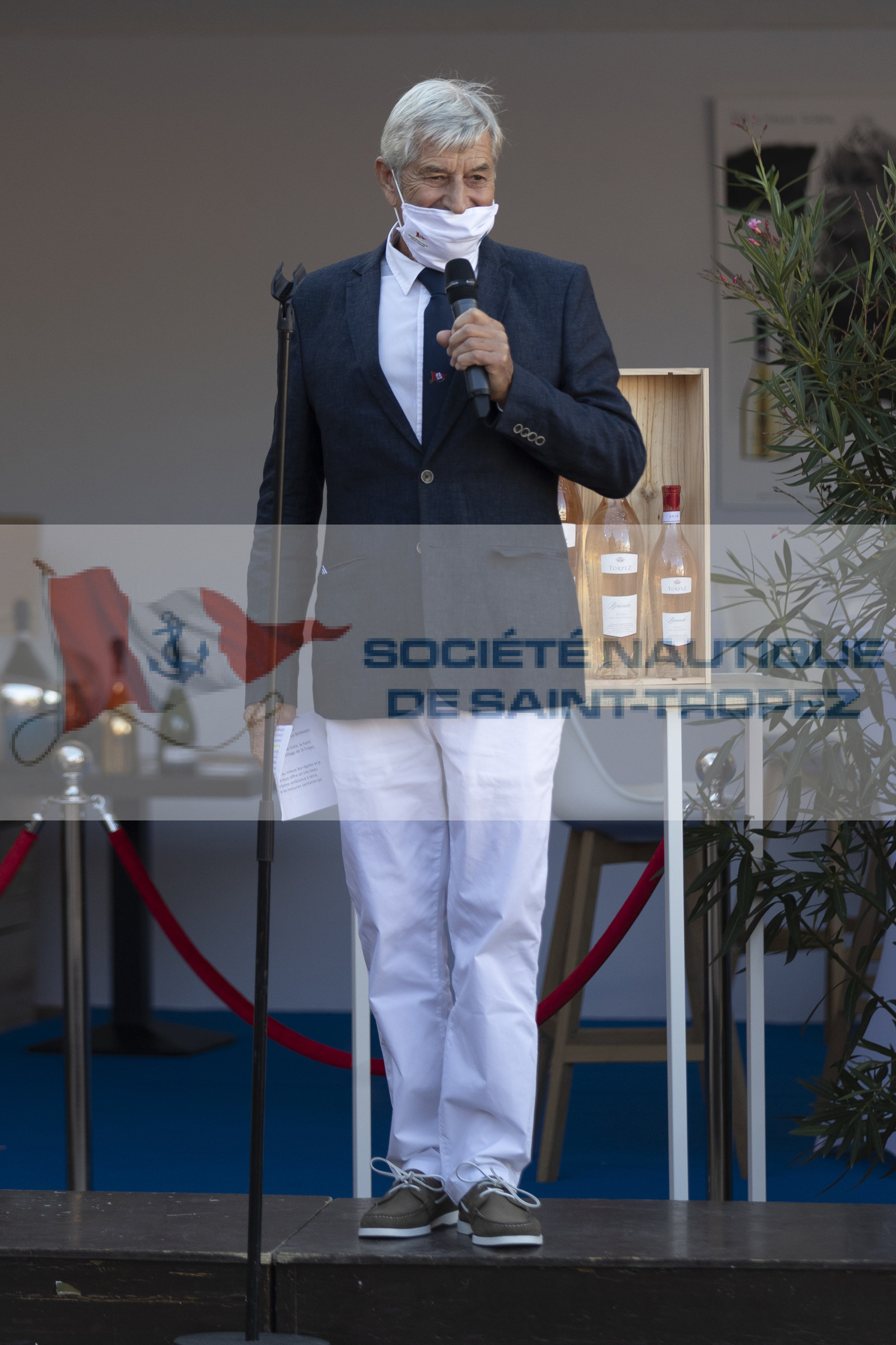 26 09 2020, Saint-Tropez (FRA,83), Les Voiles de Saint-Tropez 2020, Day 1, Village opening, Pierre Roinson (PDT SNST) 26 09 2020, Saint-Tropez (FRA,83), Les Voiles de Saint-Tropez 2020, Day 1, Village opening, Pierre Roinson (PDT SNST)