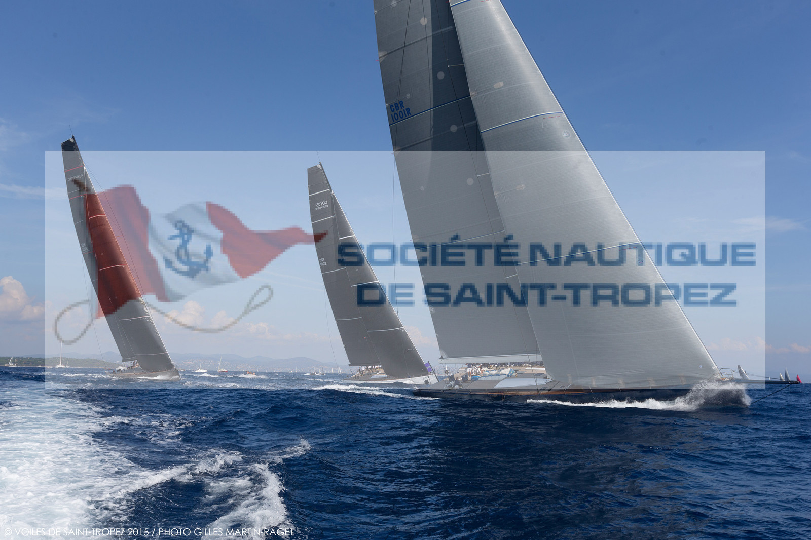 26 09 2016, Saint-Tropez (FRA,83), Voiles de Saint-Tropez 2016, Day 1, Wally yachts, 3 Wally Cento together 26 09 2016, Saint-Tropez (FRA,83), Voiles de Saint-Tropez 2016, Day 1, Wally yachts, 3 Wally Cento together