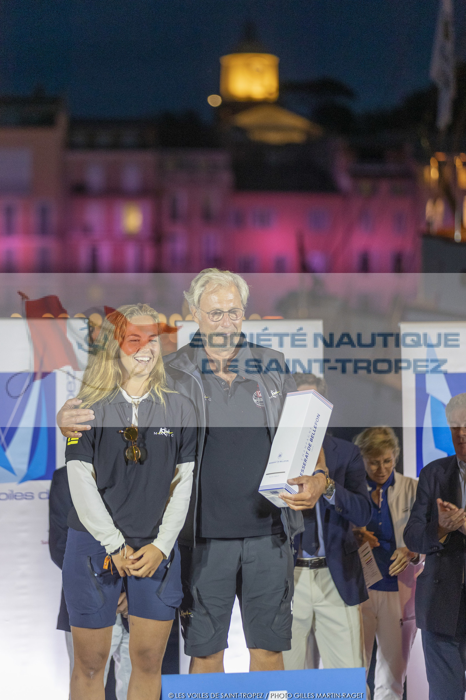 02 10 2022, Saint-Tropez (FRA,83), Voiles de Saint-Tropez 2022,  prizegiving 02 10 2022, Saint-Tropez (FRA,83), Voiles de Saint-Tropez 2022,  prizegiving