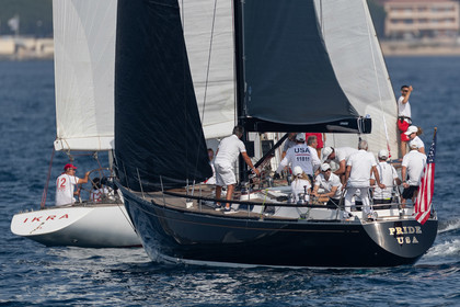 05 10 2023, Saint-Tropez (FRA,83), Les Voiles de Saint-Tropez 2023, Race Day 5, Défi Pride Vs Ikra