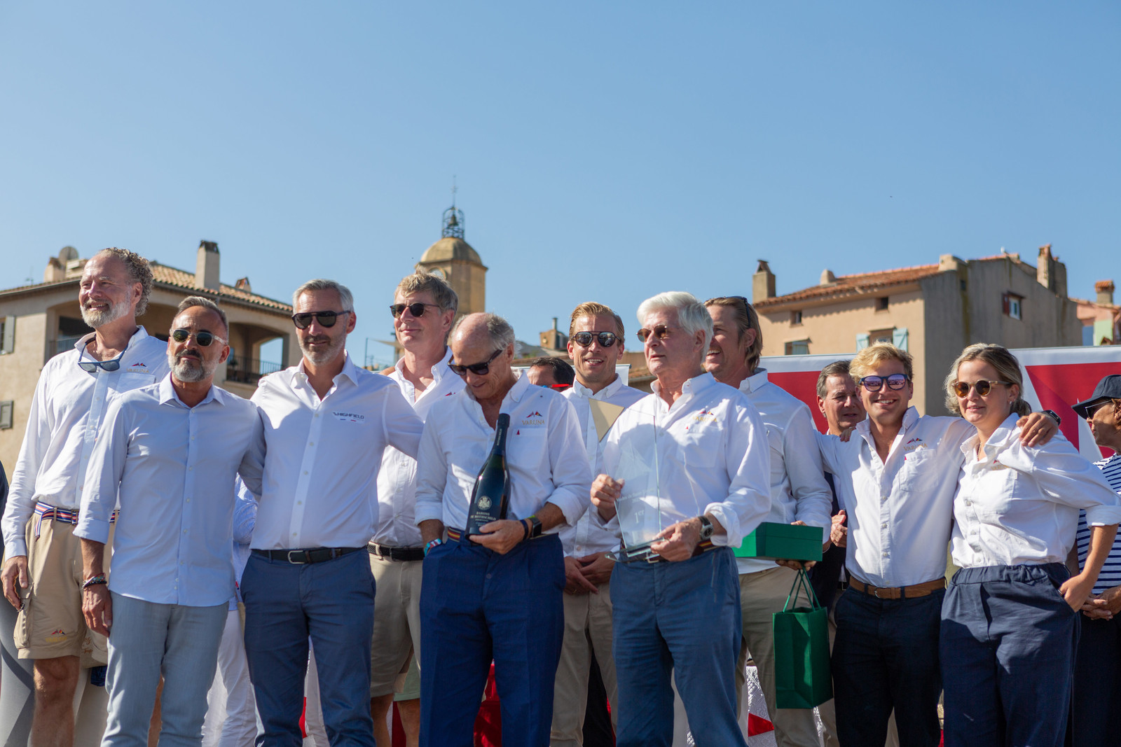 08 10 2023, Saint-Tropez (FRA,83), Les Voiles de Saint-Tropez 2023, Prizegiving classics and moderns 08 10 2023, Saint-Tropez (FRA,83), Les Voiles de Saint-Tropez 2023, Prizegiving classics and moderns
