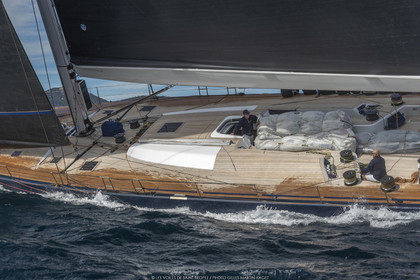 02 10 2022, Saint-Tropez (FRA,83), Voiles de Saint-Tropez 2022,  entraînement des maxis