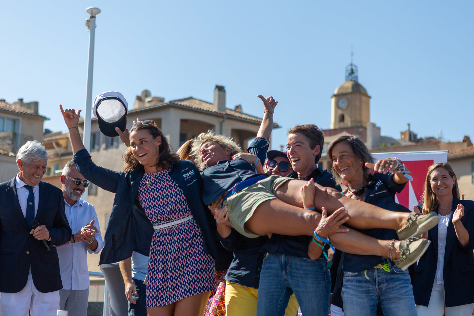 08 10 2023, Saint-Tropez (FRA,83), Les Voiles de Saint-Tropez 2023, Prizegiving classics and moderns
