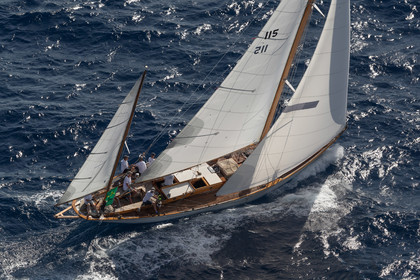 03 10 2023, Saint-Tropez (FRA,83), Les Voiles de Saint-Tropez 2023, Race Day 3, Trophée Rolex, Stormy Weather