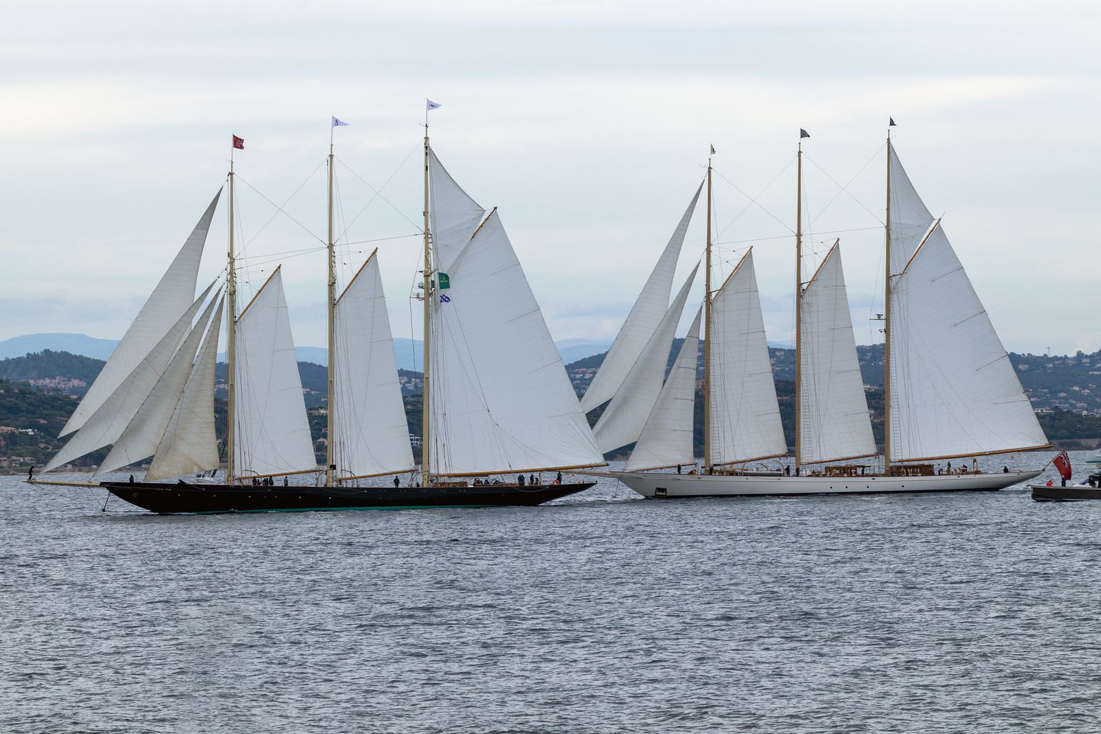 28 09 2025, Saint-Tropez (FRA), Les Voiles de Saint-Tropez 2025, Last training day and village opening