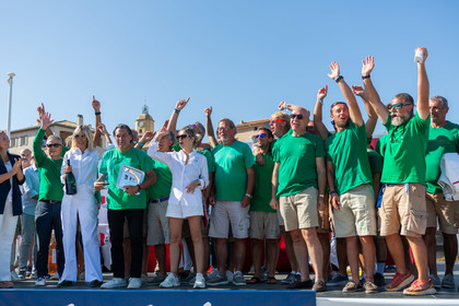 08 10 2023, Saint-Tropez (FRA,83), Les Voiles de Saint-Tropez 2023, Prizegiving classics and moderns