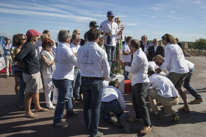 06 10 2017, Saint-Tropez (FRA,83), Les Voiles de Saint-Tropez 2017, jour , Remise des prix