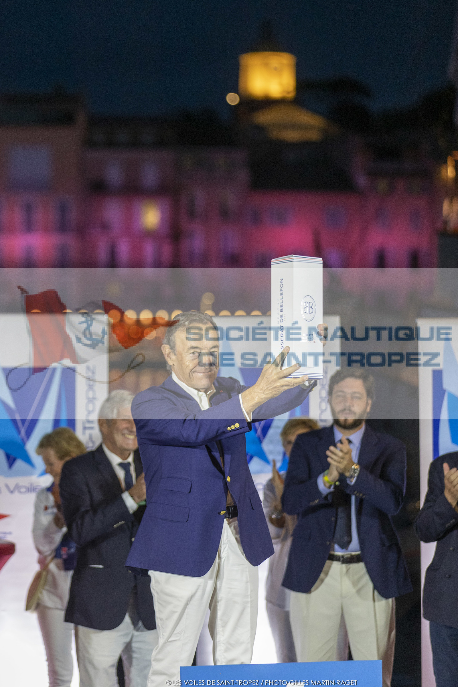 02 10 2022, Saint-Tropez (FRA,83), Voiles de Saint-Tropez 2022,  prizegiving 02 10 2022, Saint-Tropez (FRA,83), Voiles de Saint-Tropez 2022,  prizegiving