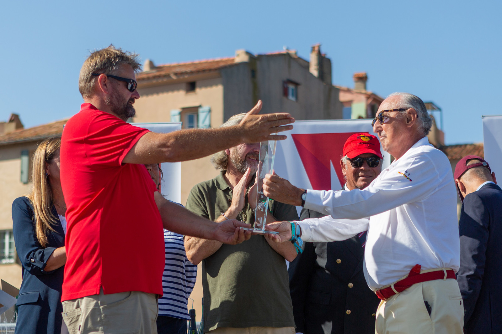 08 10 2023, Saint-Tropez (FRA,83), Les Voiles de Saint-Tropez 2023, Prizegiving classics and moderns