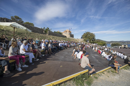 06 10 2017, Saint-Tropez (FRA,83), Les Voiles de Saint-Tropez 2017, jour , Remise des prix