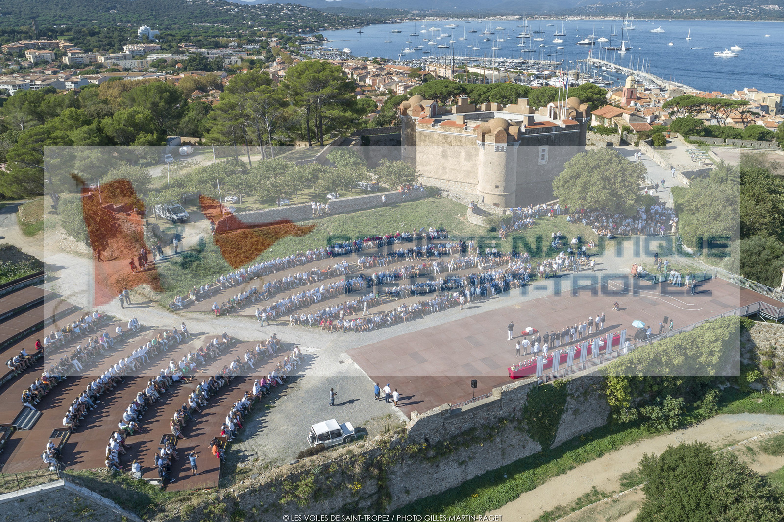 06 10 2019, Saint-Tropez (FRA,83), Les Voiles de Saint-Tropez 2019, day 7, prizegiving 06 10 2019, Saint-Tropez (FRA,83), Les Voiles de Saint-Tropez 2019, day 7, prizegiving