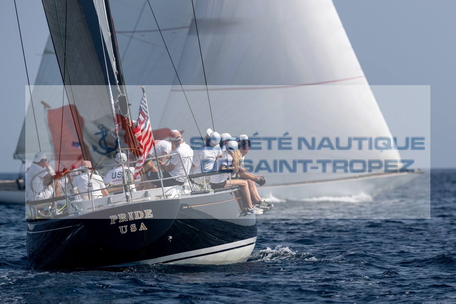 05 10 2023, Saint-Tropez (FRA,83), Les Voiles de Saint-Tropez 2023, Race Day 5, Défi Pride Vs Ikra 05 10 2023, Saint-Tropez (FRA,83), Les Voiles de Saint-Tropez 2023, Race Day 5, Défi Pride Vs Ikra