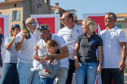 08 10 2023, Saint-Tropez (FRA,83), Les Voiles de Saint-Tropez 2023, Prizegiving classics and moderns