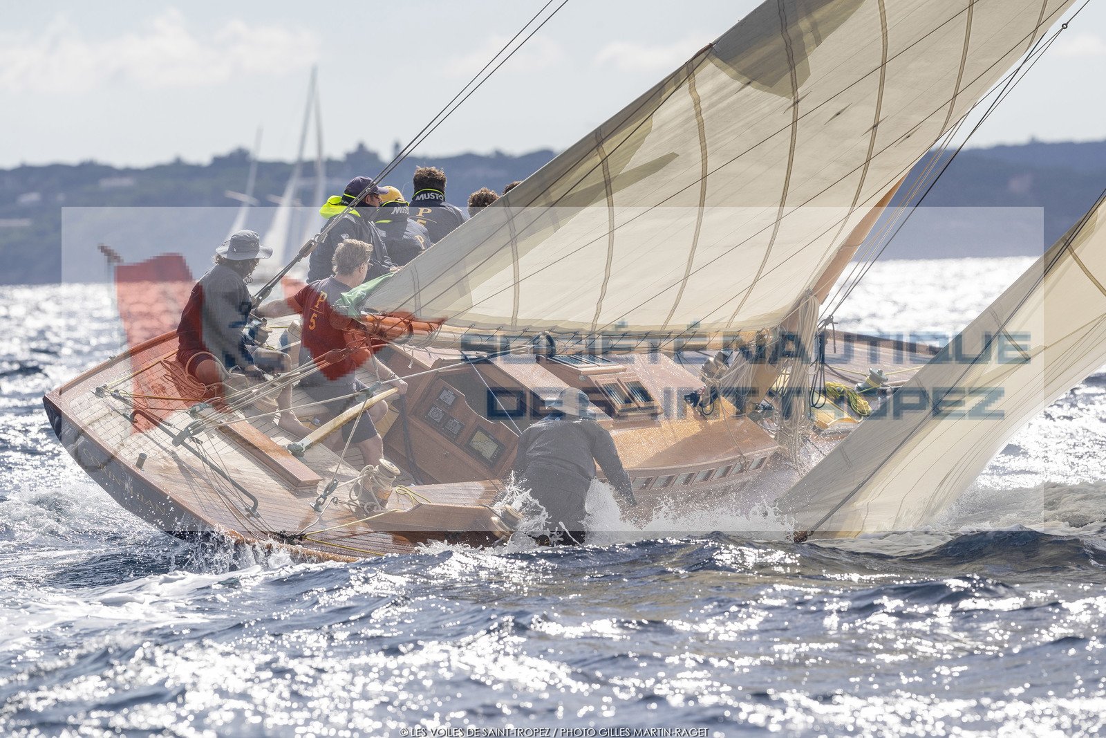 25 09 2022, Saint-Tropez (FRA, 83), Les Voiles de Saint-Tropez 2022, Arrivée des bateaux et de la Coupe d'Automne du Yacht Club de France, P Class