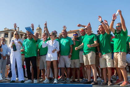 08 10 2023, Saint-Tropez (FRA,83), Les Voiles de Saint-Tropez 2023, Prizegiving classics and moderns