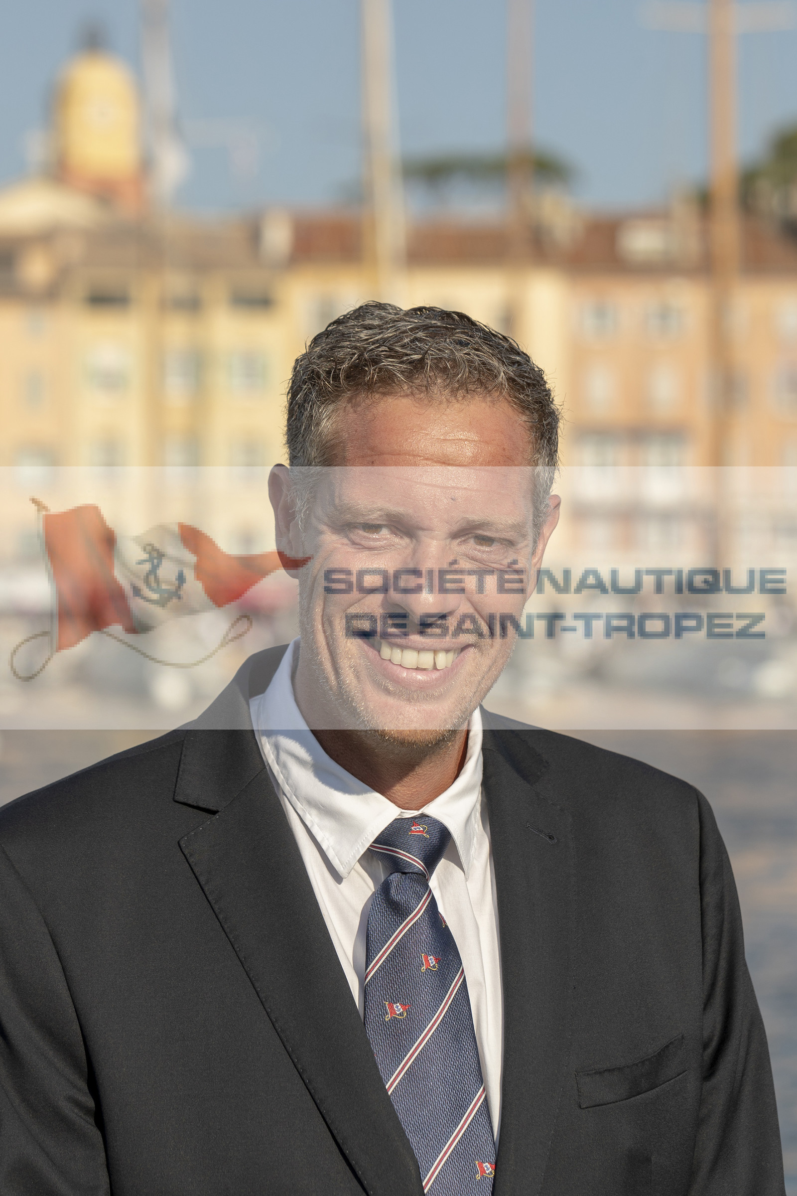 30 09 2018, Saint-Tropez (FRA, 83), Les Voiles de Saint-Tropez 2018, Tony Oller, directeur du port de Saint-Tropez 30 09 2018, Saint-Tropez (FRA, 83), Les Voiles de Saint-Tropez 2018, Tony Oller, directeur du port de Saint-Tropez