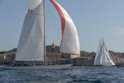 30 09 2018, Saint-Tropez (FRA, 83), Les Voiles de Saint-Tropez 2018, arrivée de Cannes-Saint-Tropez, Coupe du Yacht Club de France