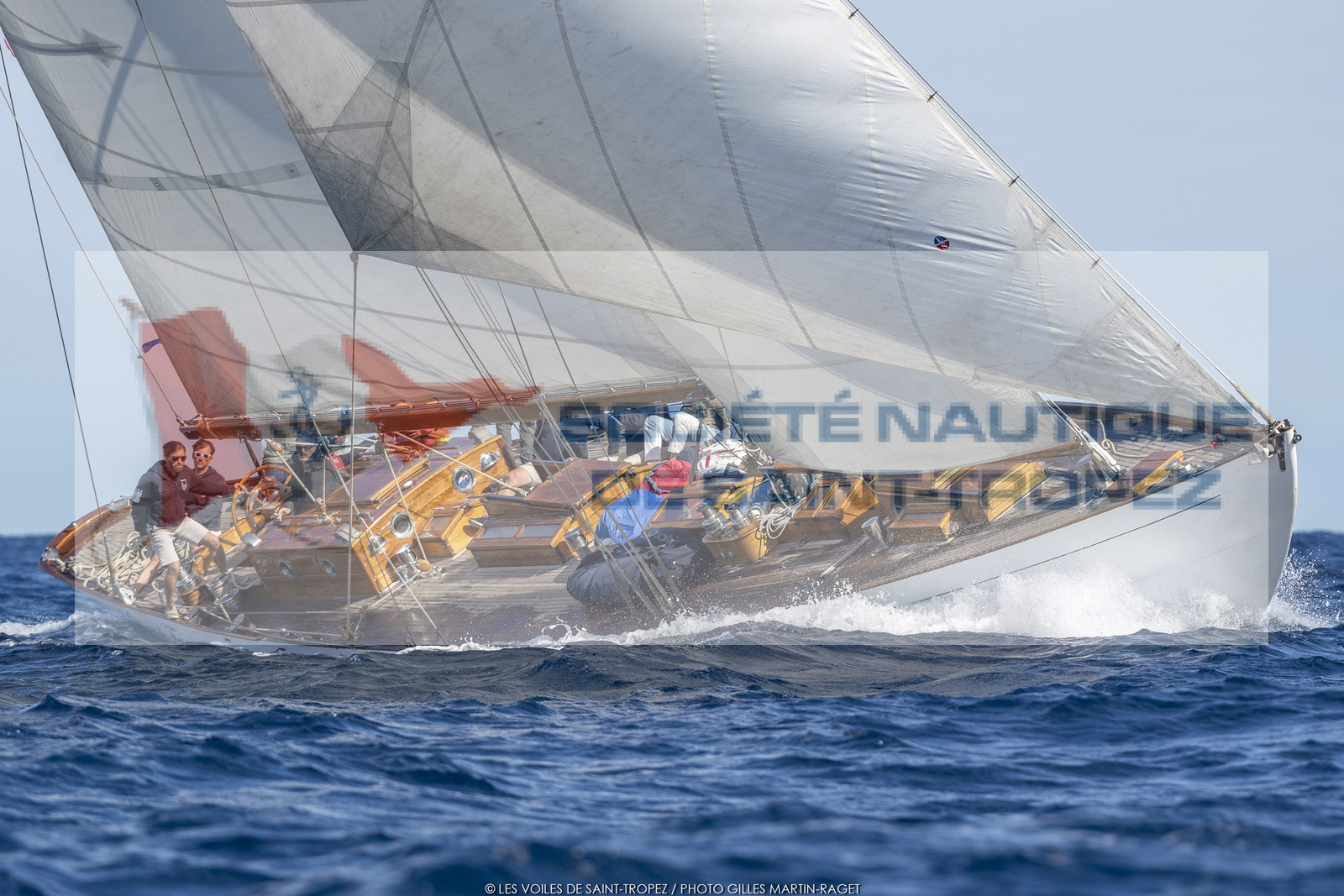 25 09 2022, Saint-Tropez (FRA, 83), Les Voiles de Saint-Tropez 2022, Arrivée des bateaux et de la Coupe d'Automne du Yacht Club de France, Oiseau de Feu
