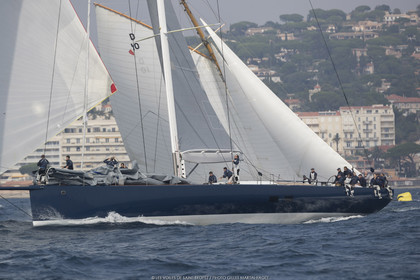 01 10 2017, Saint-Tropez (FRA,83), Les Voiles de Saint-Tropez 2017, Entrainements libres et arrivée de la Coupe du Yacht Club de France