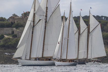 30 09 2022, Saint-Tropez (FRA,83), Voiles de Saint-Tropez 2022, Jour 7, régtes de petit temps