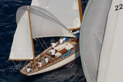 03 10 2023, Saint-Tropez (FRA,83), Les Voiles de Saint-Tropez 2023, Race Day 3, Trophée Rolex, Skylark of 1937
