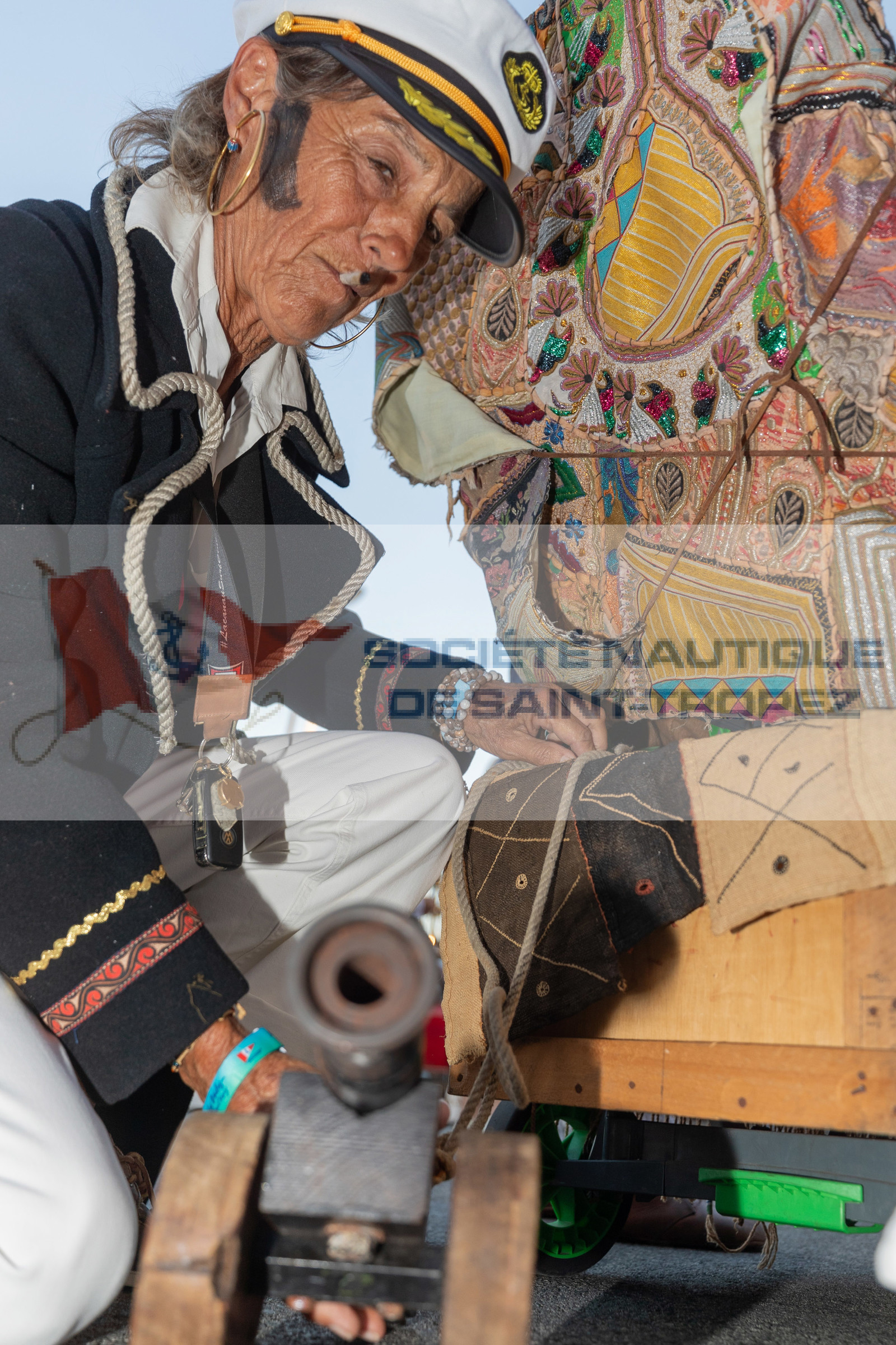 05 10 2023, Saint-Tropez (FRA,83), Les Voiles de Saint-Tropez 2023, RAce Day 5, Défilé des équipages