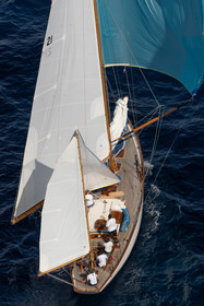 03 10 2023, Saint-Tropez (FRA,83), Les Voiles de Saint-Tropez 2023, Race Day 3, Trophée Rolex, Skylark of 1937
