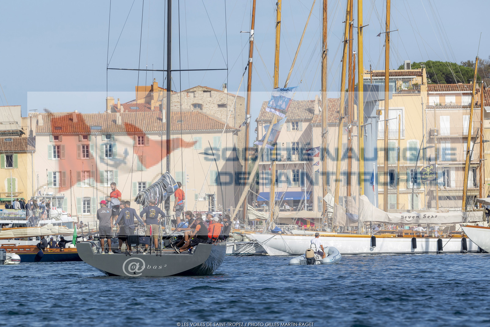 25 09 2022, Saint-Tropez (FRA, 83), Les Voiles de Saint-Tropez 2022, Arrivée des bateaux et de la Coupe d'Automne du Yacht Club de France