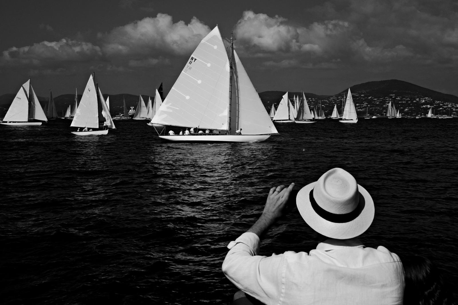 Yachts sail off the coast of the southern French city of Saint-Tropez on October 4, 2023, part of the annual Les Voiles de Saint-Tropez event. Around a hundred yachts will take part in regattas in the bay of Saint-Tropez during the event. (Photo by Valery HACHE   AFP) Yachts sail off the coast of the southern French city of Saint-Tropez on October 4, 2023, part of the annual Les Voiles de Saint-Tropez event. Around a hundred yachts will take part in regattas in the bay of Saint-Tropez during the event. (Photo by Valery HACHE   AFP)