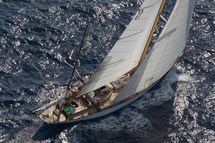 03 10 2023, Saint-Tropez (FRA,83), Les Voiles de Saint-Tropez 2023, Race Day 3, Trophée Rolex, Varuna 1939