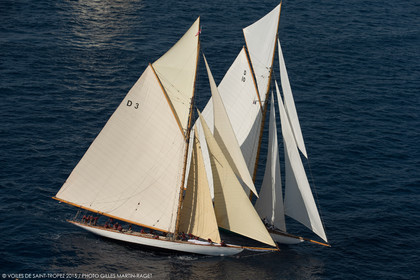 28 09 2016, Saint-Tropez (FRA,83), Voiles de Saint-Tropez 2016, Day 3, Classic fleet, 15 m, Tuiga, The Lady Ann