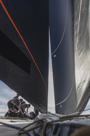 03 10 2022, Saint-Tropez (FRA,83), Voiles de Saint-Tropez 2022,  entraînement des maxis, A bord de Sipirit of Malouen X