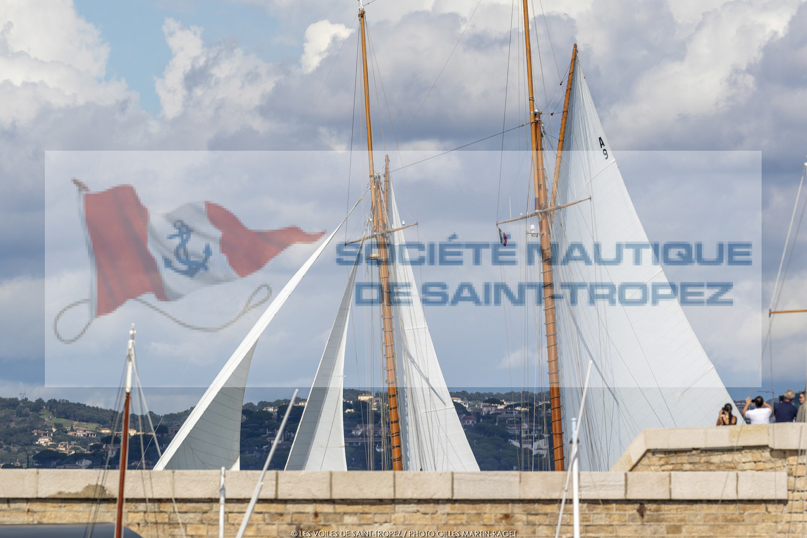 25 09 2022, Saint-Tropez (FRA, 83), Les Voiles de Saint-Tropez 2022, Arrivée des bateaux et de la Coupe d'Automne du Yacht Club de France 25 09 2022, Saint-Tropez (FRA, 83), Les Voiles de Saint-Tropez 2022, Arrivée des bateaux et de la Coupe d'Automne du Yacht Club de France
