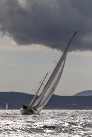 25 09 2022, Saint-Tropez (FRA, 83), Les Voiles de Saint-Tropez 2022, Arrivée des bateaux et de la Coupe d'Automne du Yacht Club de France