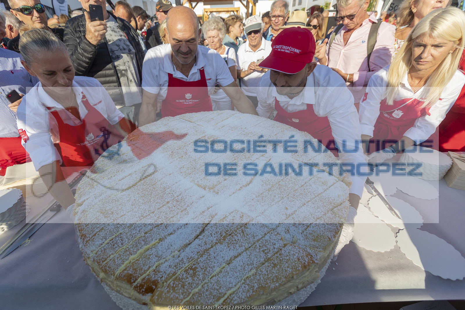 25 09 2022, Saint-Tropez (FRA, 83), Les Voiles de Saint-Tropez 2022, Arrivée des bateaux et de la Coupe d'Automne du Yacht Club de France, Inauguration du village des Voiles