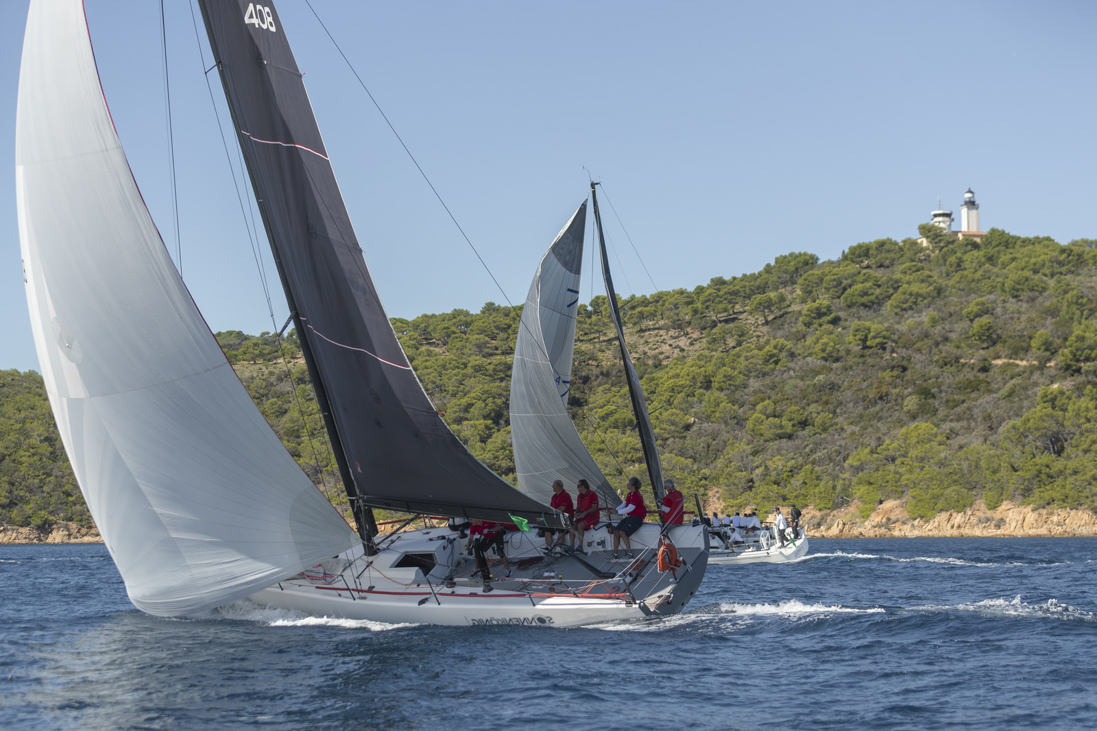 26 09 2022, Saint-Tropez (FRA,83), Voiles de Saint-Tropez 2022, Premier jour de course pour les IRC - ENtraînements pour les classiques 26 09 2022, Saint-Tropez (FRA,83), Voiles de Saint-Tropez 2022, Premier jour de course pour les IRC - ENtraînements pour les classiques