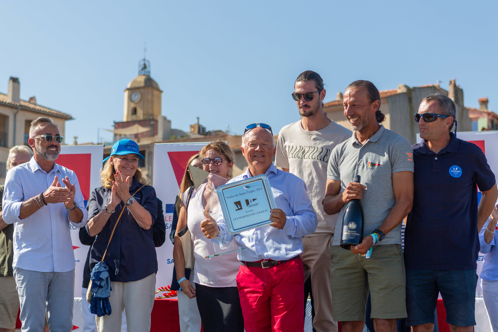 08 10 2023, Saint-Tropez (FRA,83), Les Voiles de Saint-Tropez 2023, Prizegiving classics and moderns