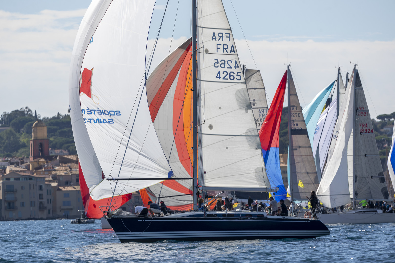 26 09 2022, Saint-Tropez (FRA,83), Voiles de Saint-Tropez 2022, Premier jour de course pour les IRC - ENtraînements pour les classiques 26 09 2022, Saint-Tropez (FRA,83), Voiles de Saint-Tropez 2022, Premier jour de course pour les IRC - ENtraînements pour les classiques