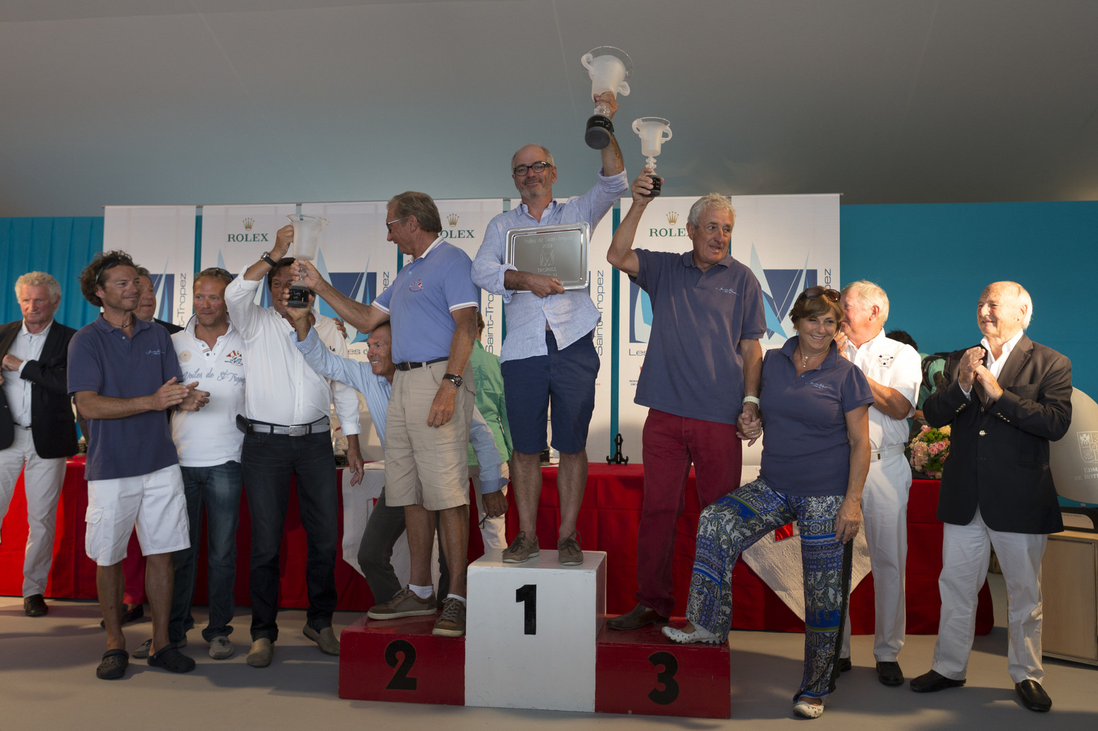 05 10 2014, Saint-Tropez (FRA,83), Voiles de Saint-Tropez 2014, Day 8, Prizegiving