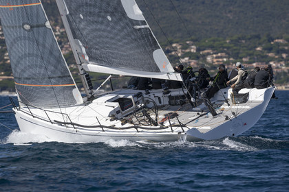 26 09 2020, Saint-Tropez (FRA,83), Les Voiles de Saint-Tropez 2020, Day 1, Training, Finish Yacht Club de France Cup Cannes - Saint-Tropez