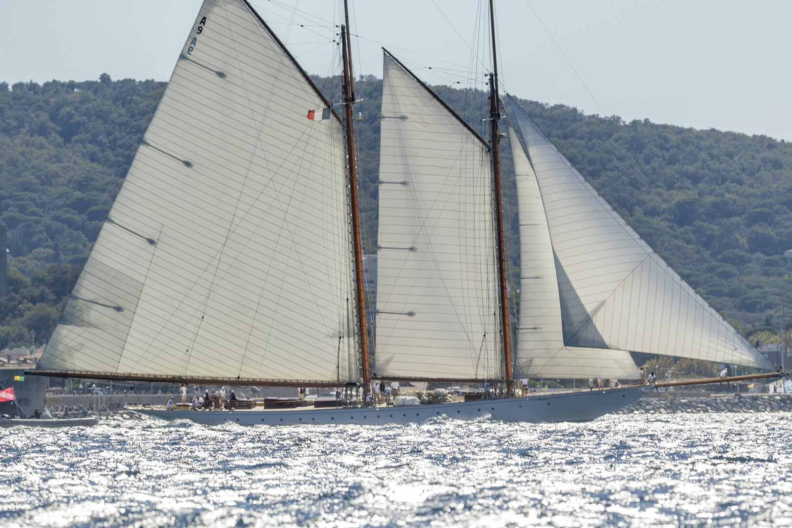 26 09 2022, Saint-Tropez (FRA,83), Voiles de Saint-Tropez 2022, Premier jour de course pour les IRC - ENtraînements pour les classiques 26 09 2022, Saint-Tropez (FRA,83), Voiles de Saint-Tropez 2022, Premier jour de course pour les IRC - ENtraînements pour les classiques