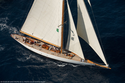 28 09 2016, Saint-Tropez (FRA,83), Voiles de Saint-Tropez 2016, Day 3, Classic fleet, Rolex Trophy, Cambria