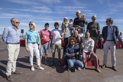 06 10 2017, Saint-Tropez (FRA,83), Les Voiles de Saint-Tropez 2017, jour , Remise des prix