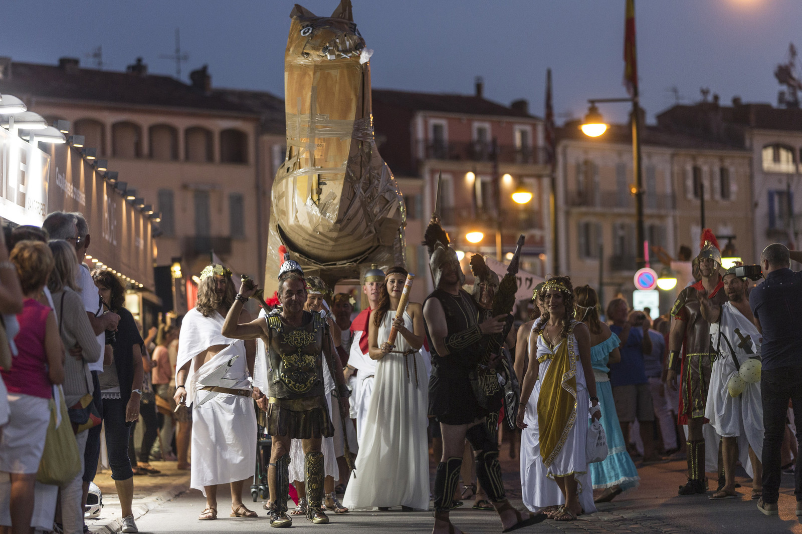02 10 2014, Saint-Tropez (FRA,83), Voiles de Saint-Tropez 2014, Day 4, défilé des équipages   crew parade 02 10 2014, Saint-Tropez (FRA,83), Voiles de Saint-Tropez 2014, Day 4, défilé des équipages   crew parade